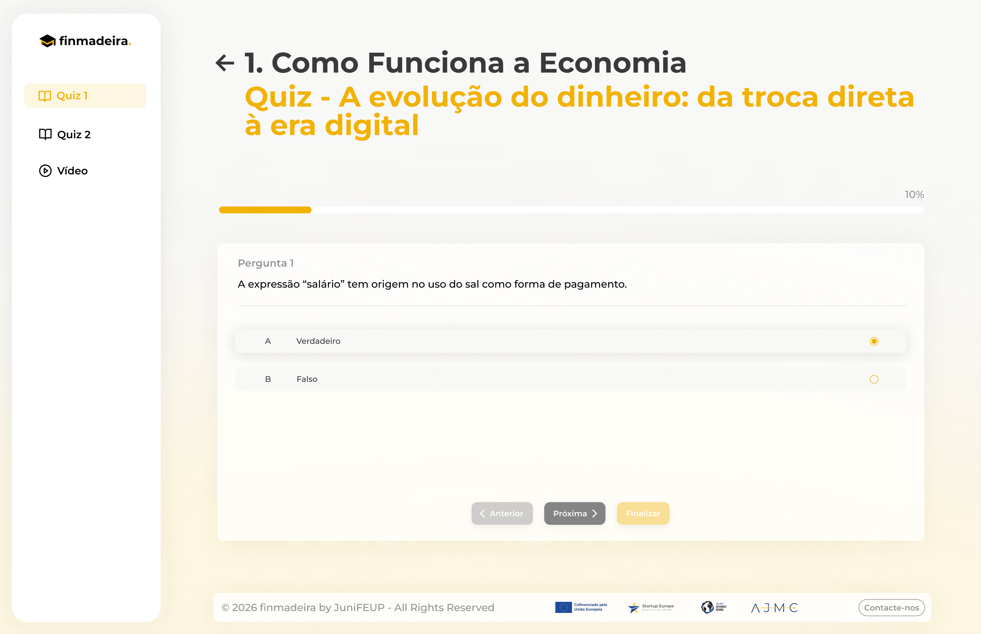 VÁRIOS QUIZZES